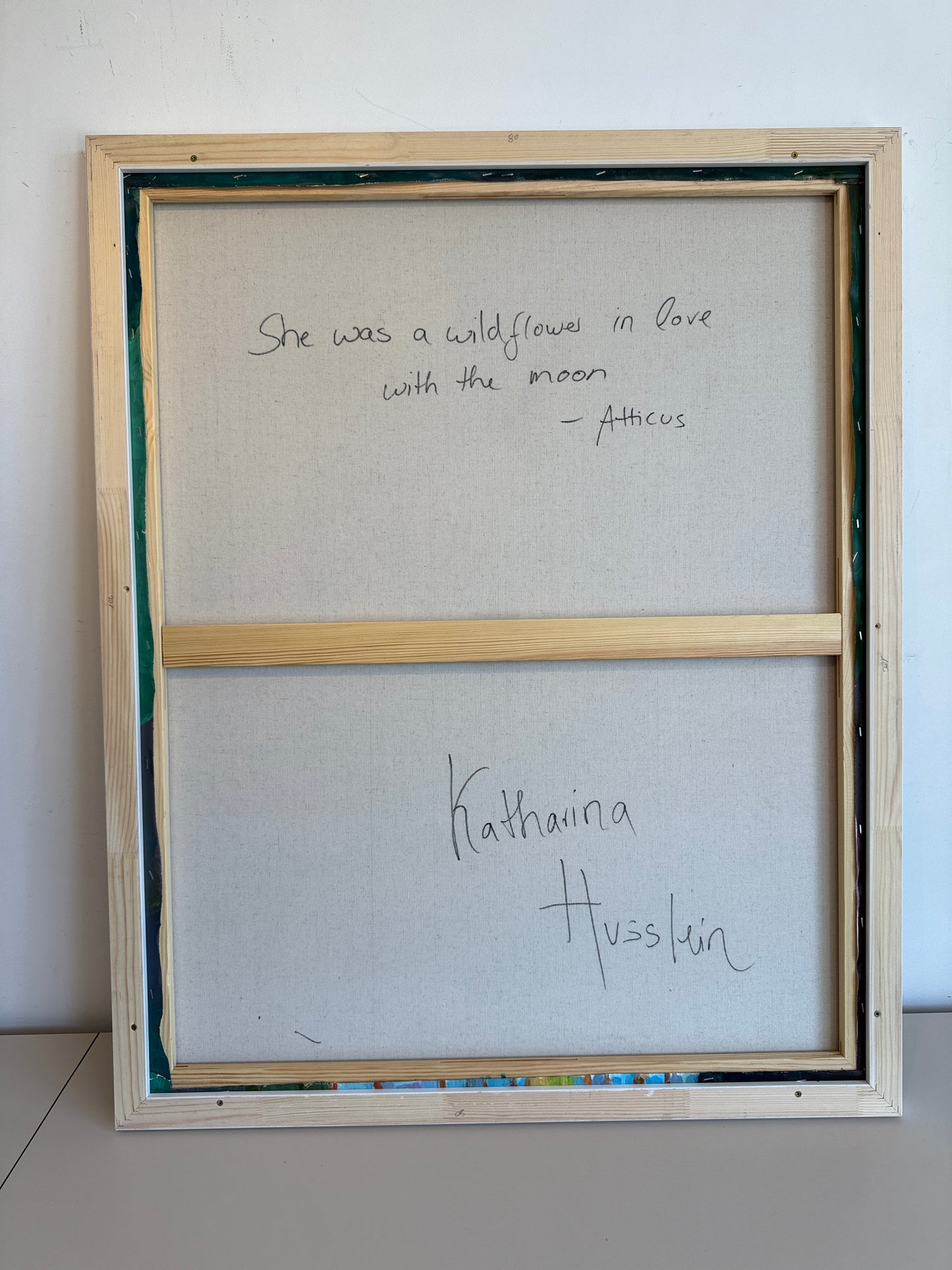 She was a wild flower in love with the Moon - Katharina Husslein
