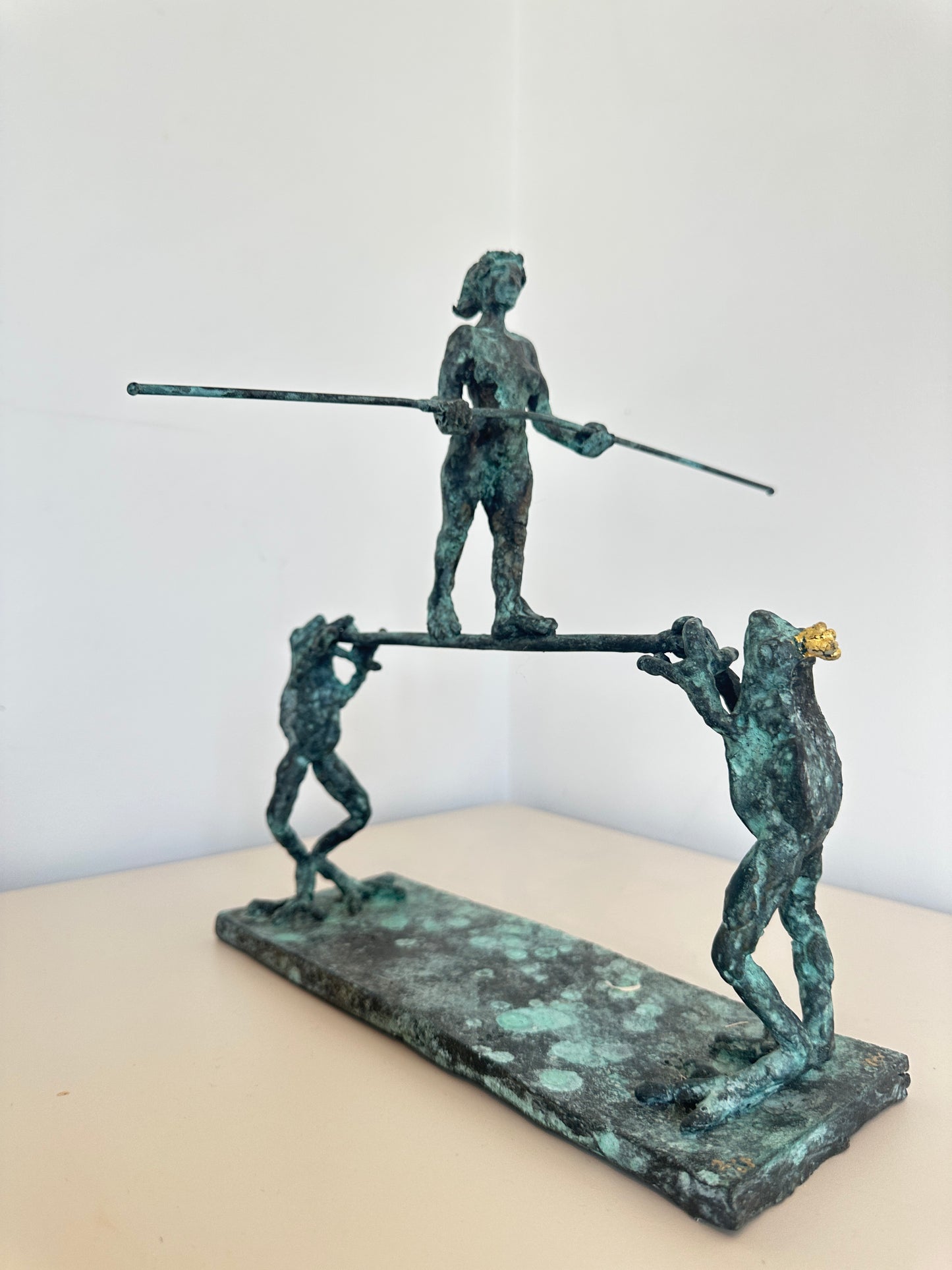 Tight Rope Walker with Frogs - Helle Rask Crawford