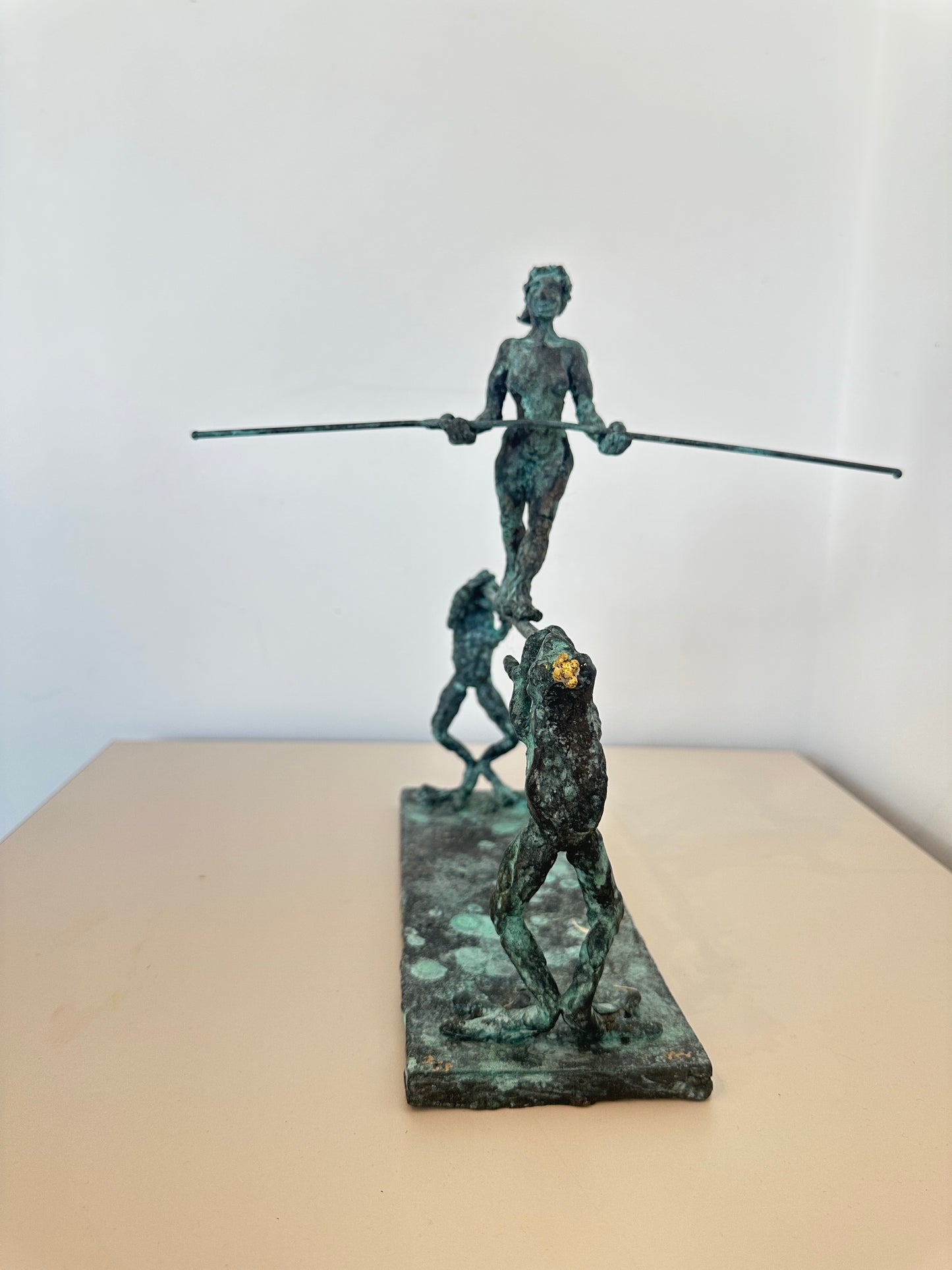 Tight Rope Walker with Frogs - Helle Rask Crawford