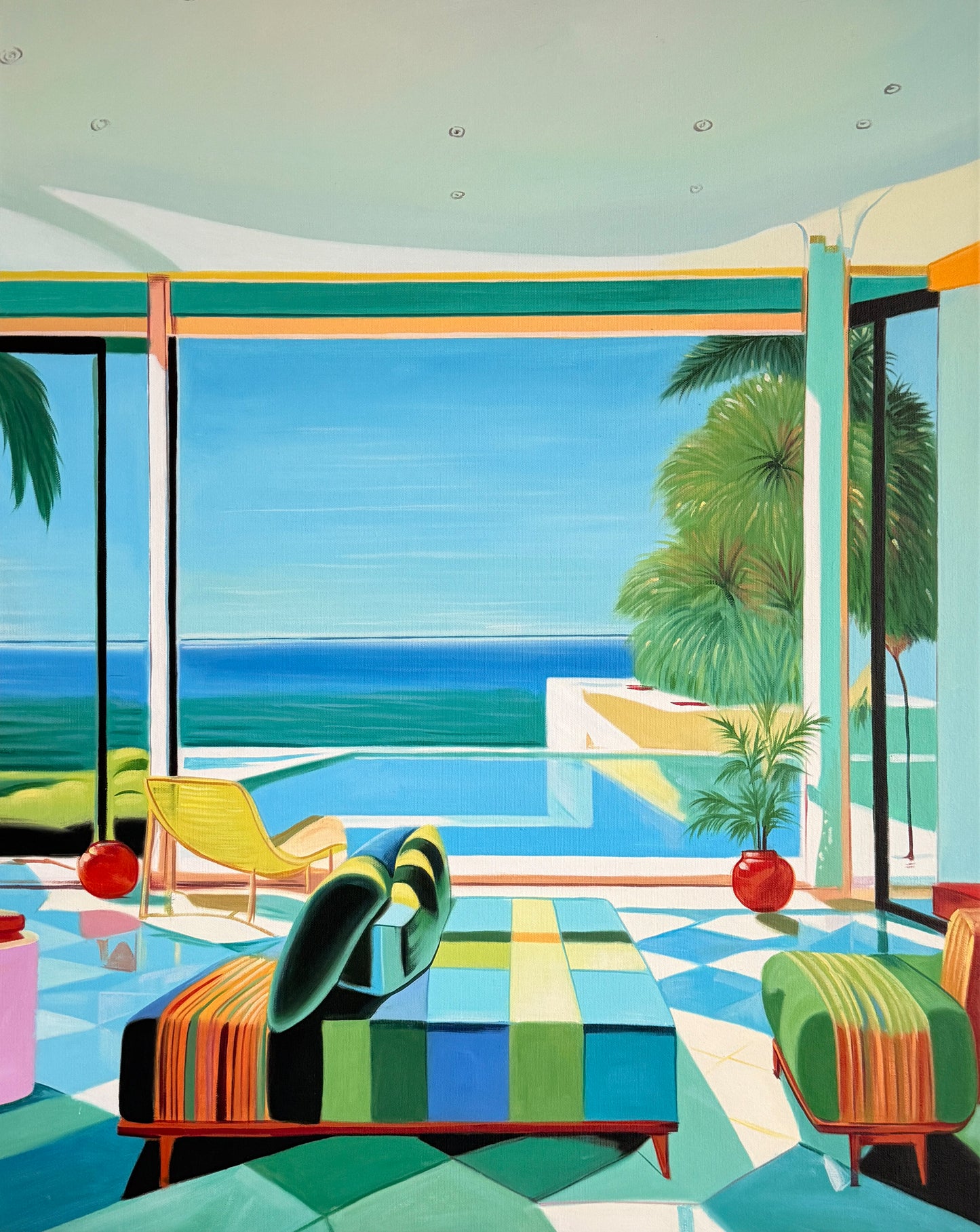 Sun warmed skin, distant waves - Barbara Schaumann