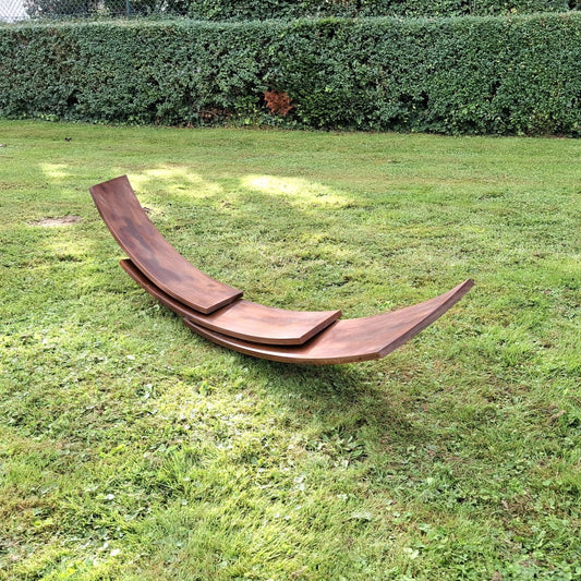 Large Balance - Rusted Steel Sculpture - Kuno Vollet