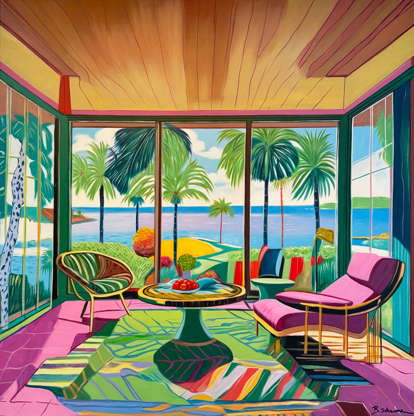 Far shores familiar sky - Barbara Schaumann