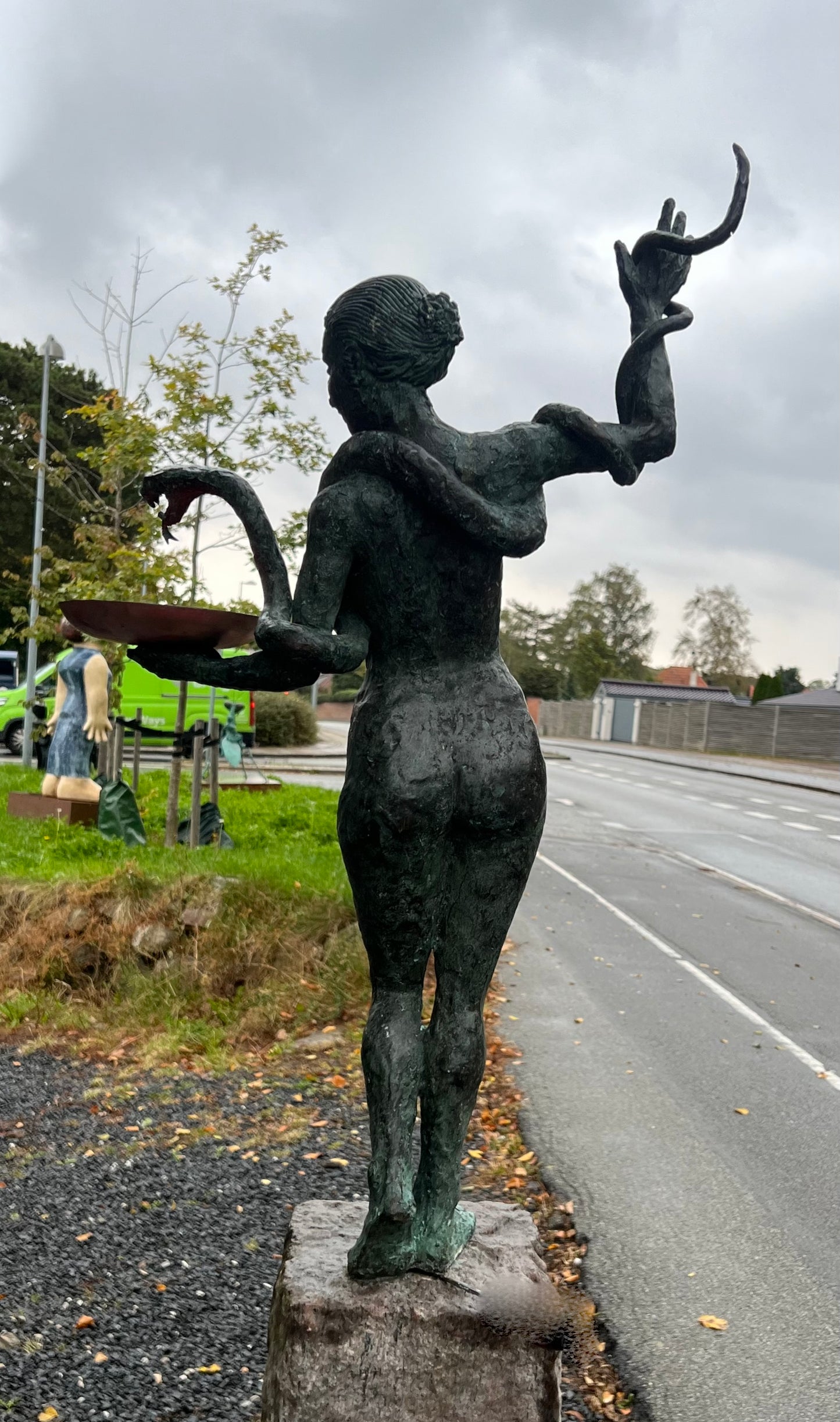 Hygiea and Asklepios Snake  - Helle Rask Crawford