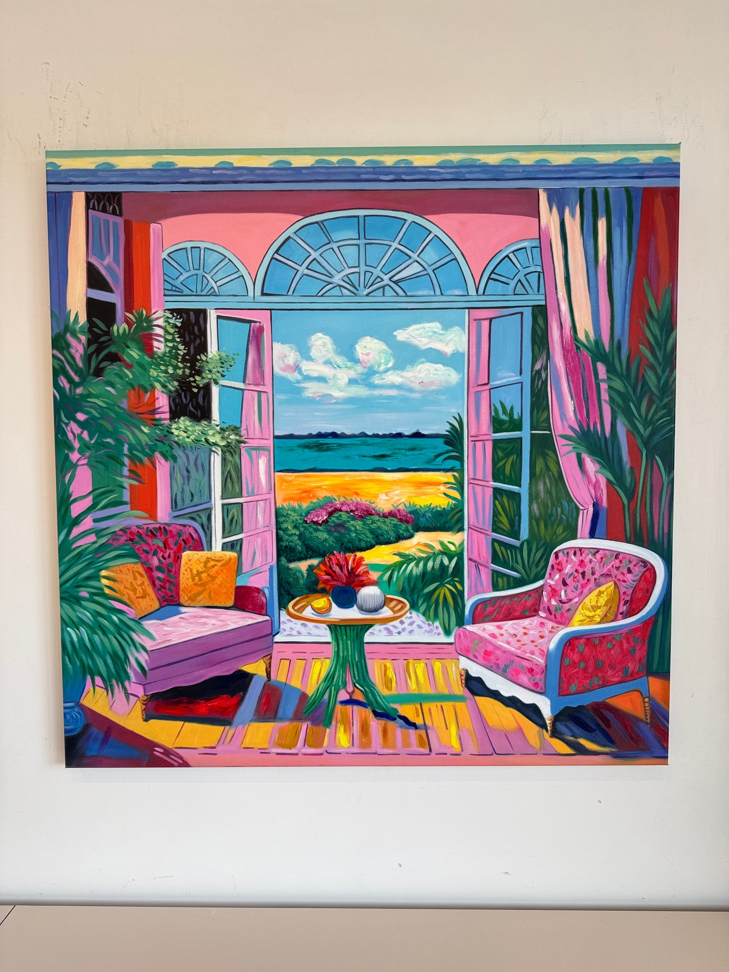 The air between us moved like music - Barbara Schaumann