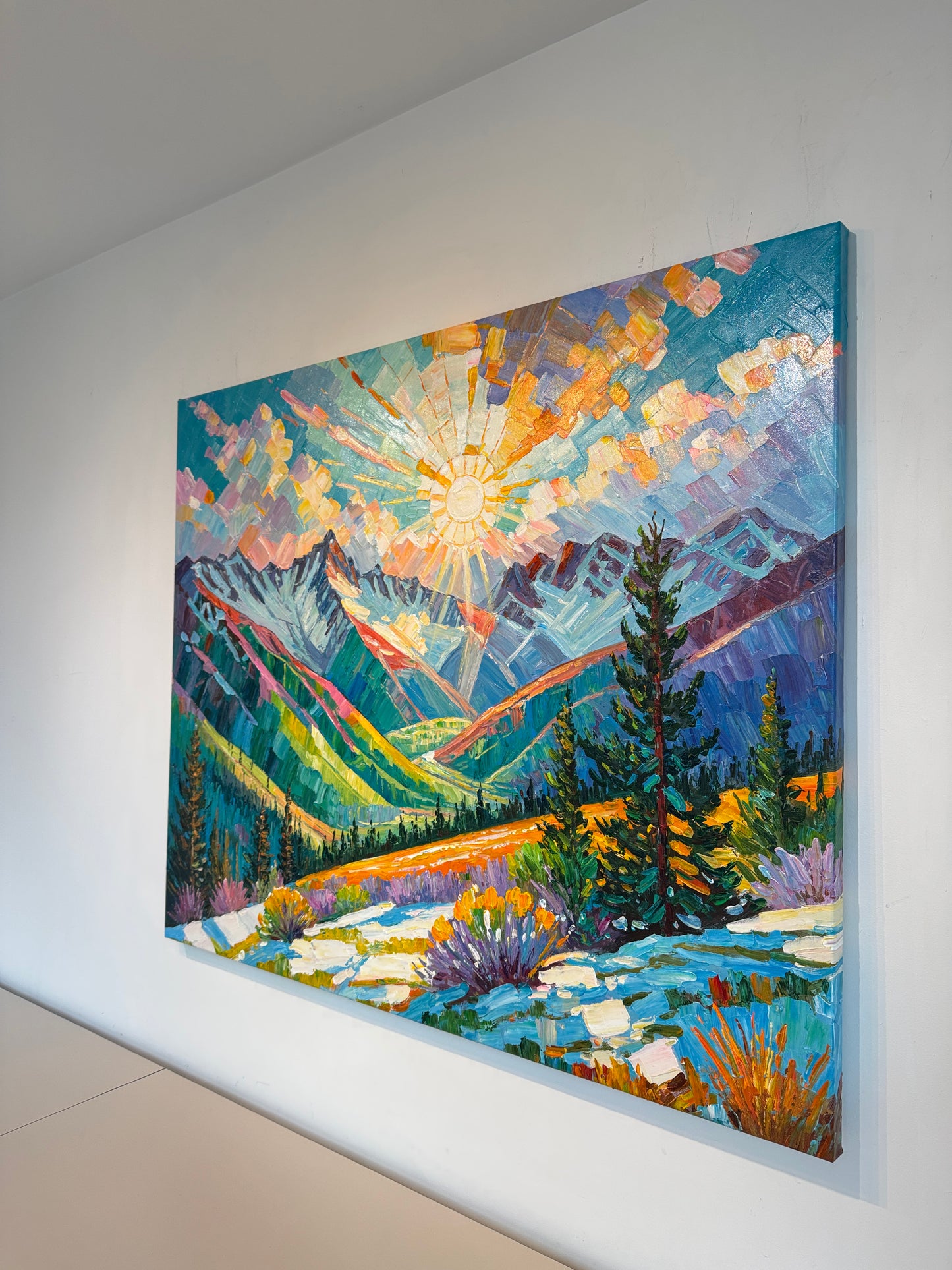 The quiet between mountains - K. Husslein
