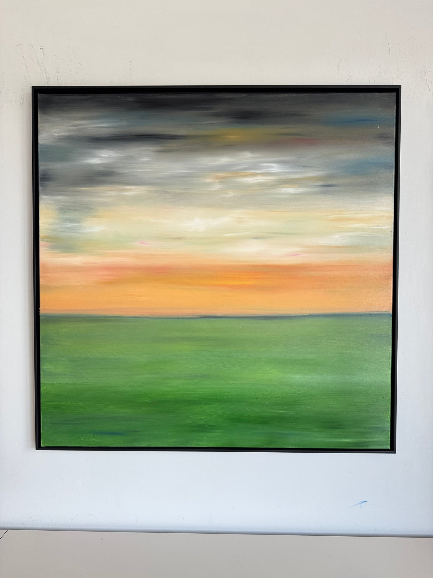 The horizon blurred into gold - Katharina Husslein