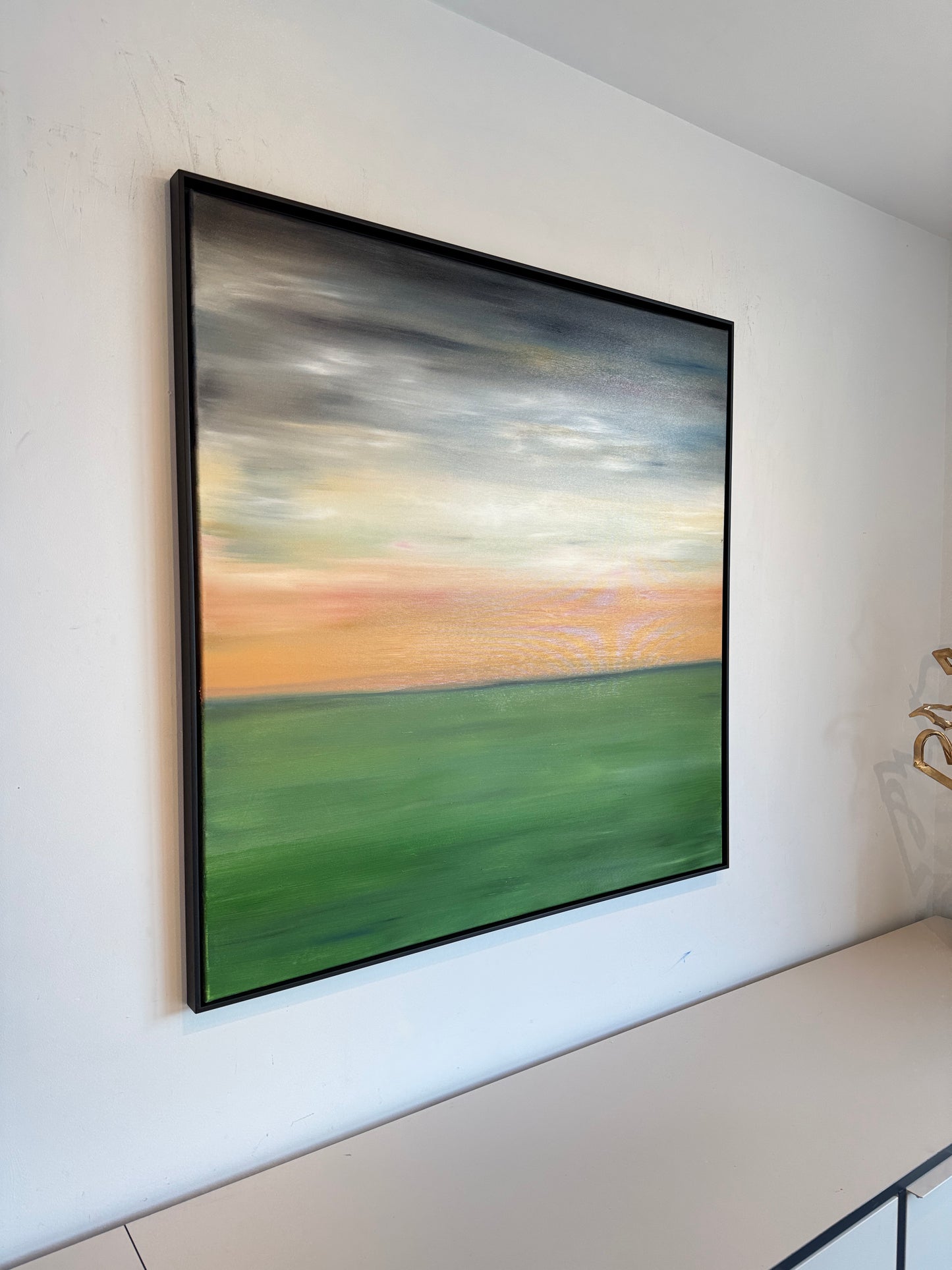 The horizon blurred into gold - Katharina Husslein