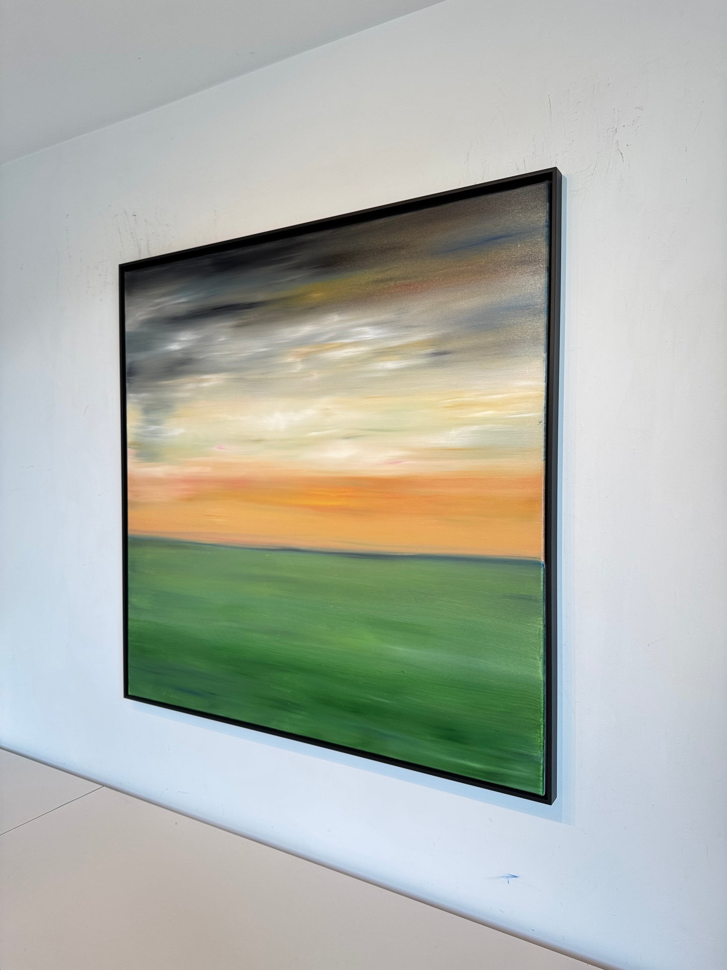 The horizon blurred into gold - Katharina Husslein