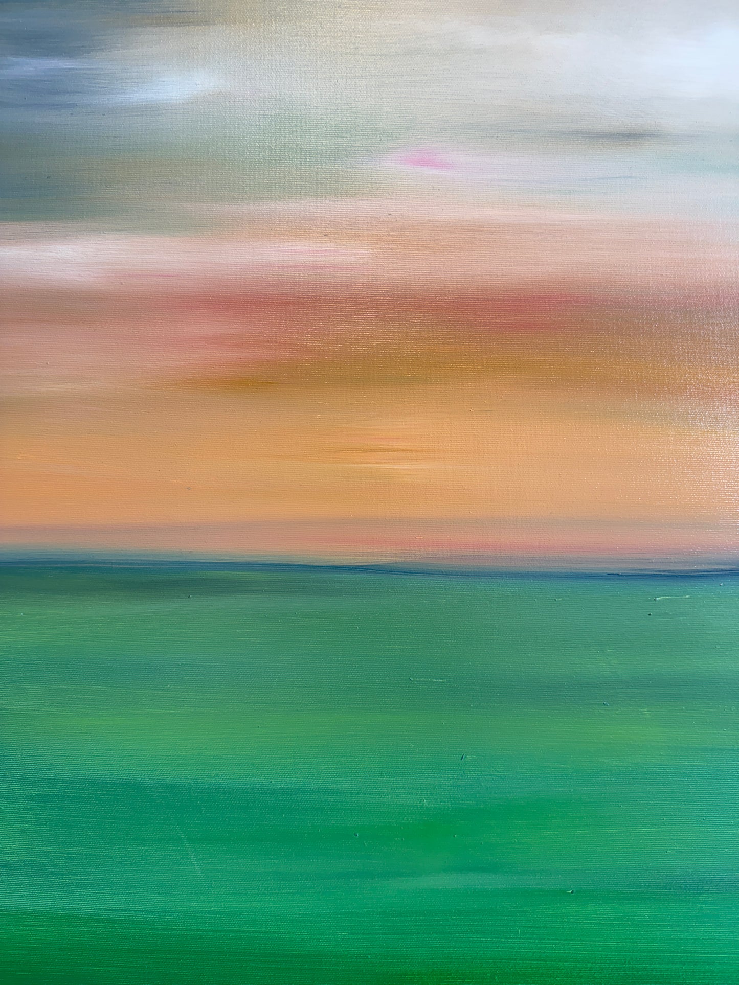 The horizon blurred into gold - Katharina Husslein