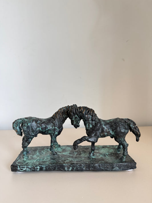 Horses greeting - Helle Rask Crawford