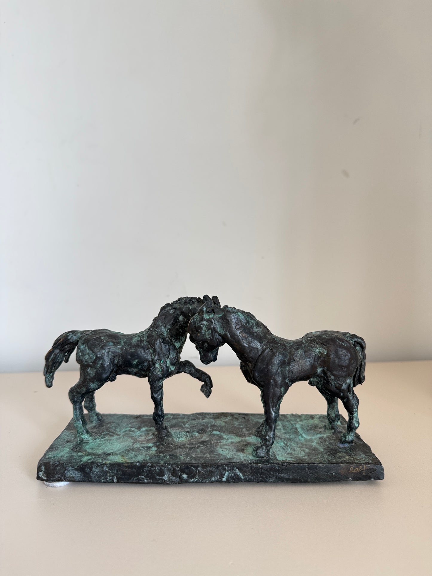 Horses greeting - Helle Rask Crawford