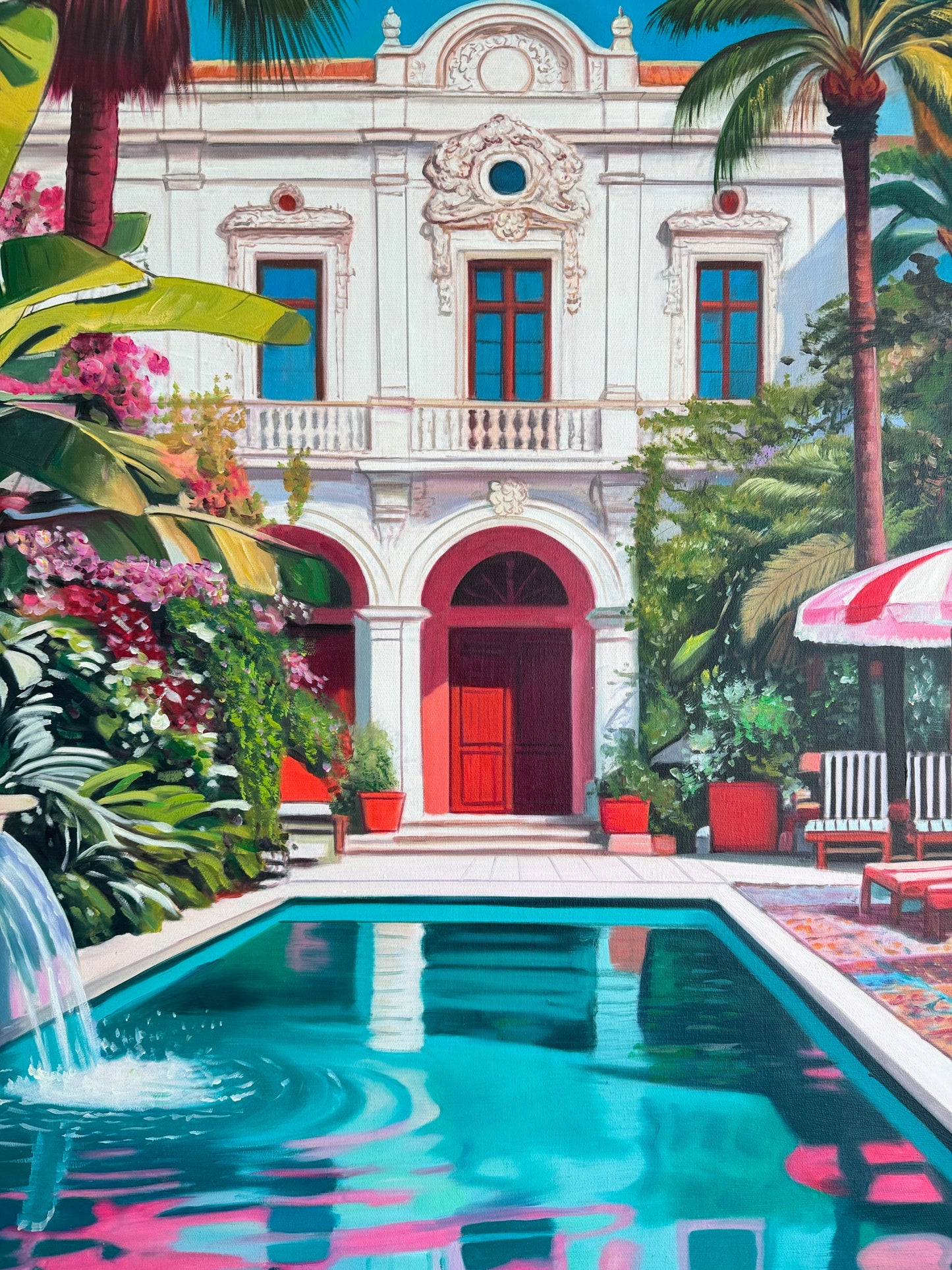 The sound of water between us