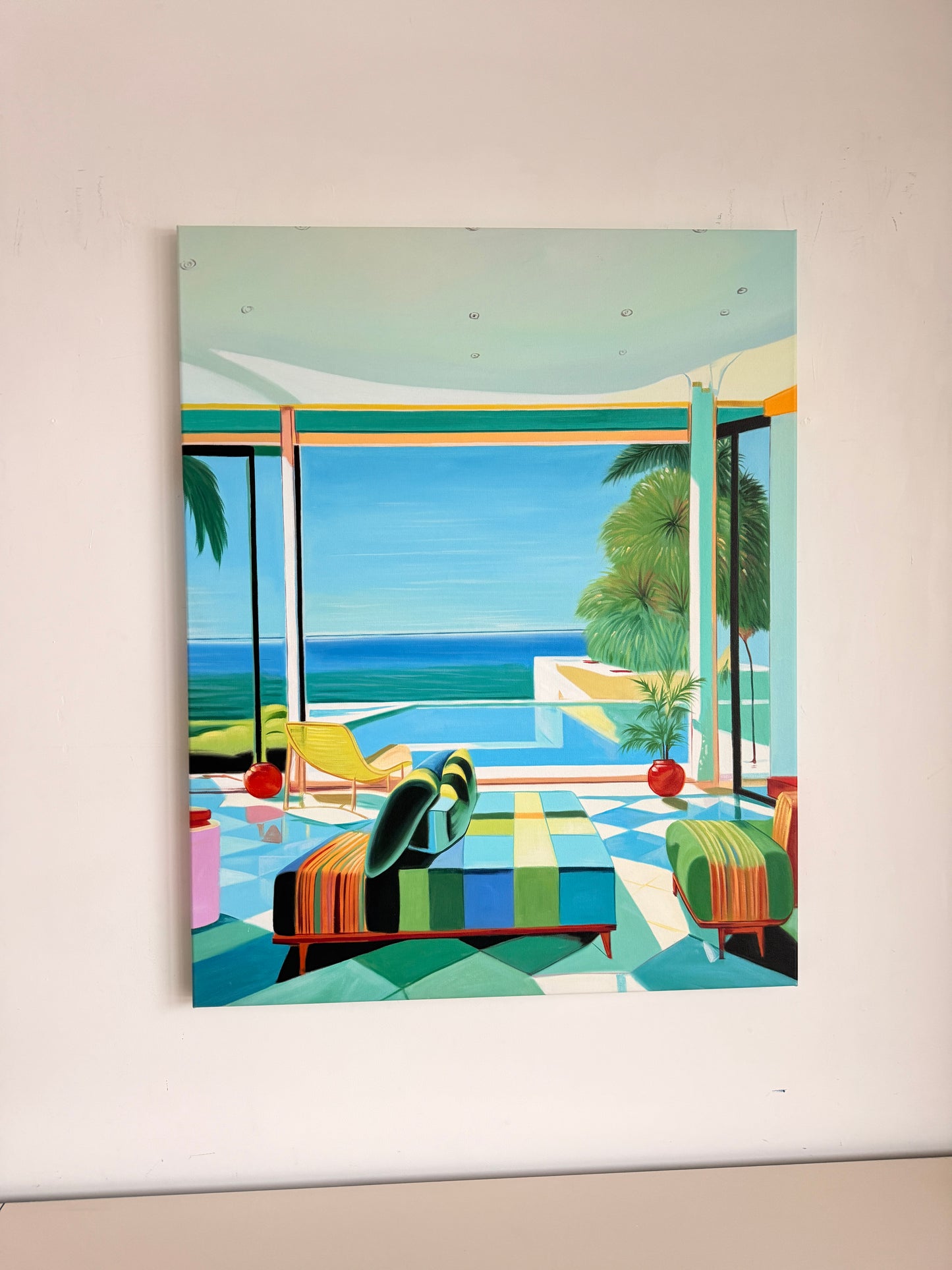 Sun warmed skin, distant waves - Barbara Schaumann