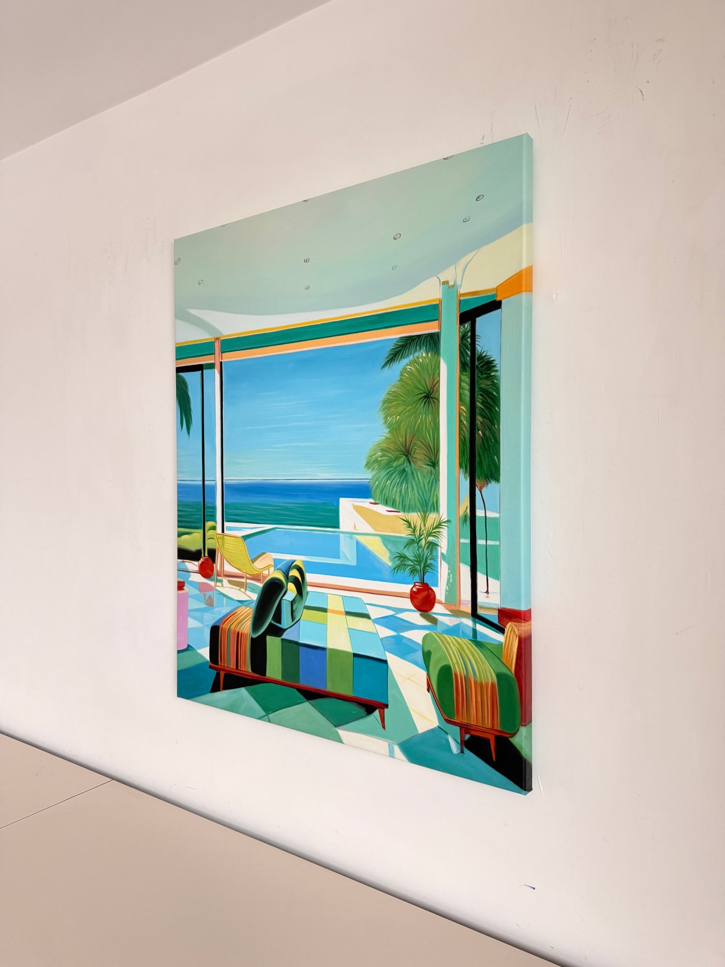 Sun warmed skin, distant waves - Barbara Schaumann
