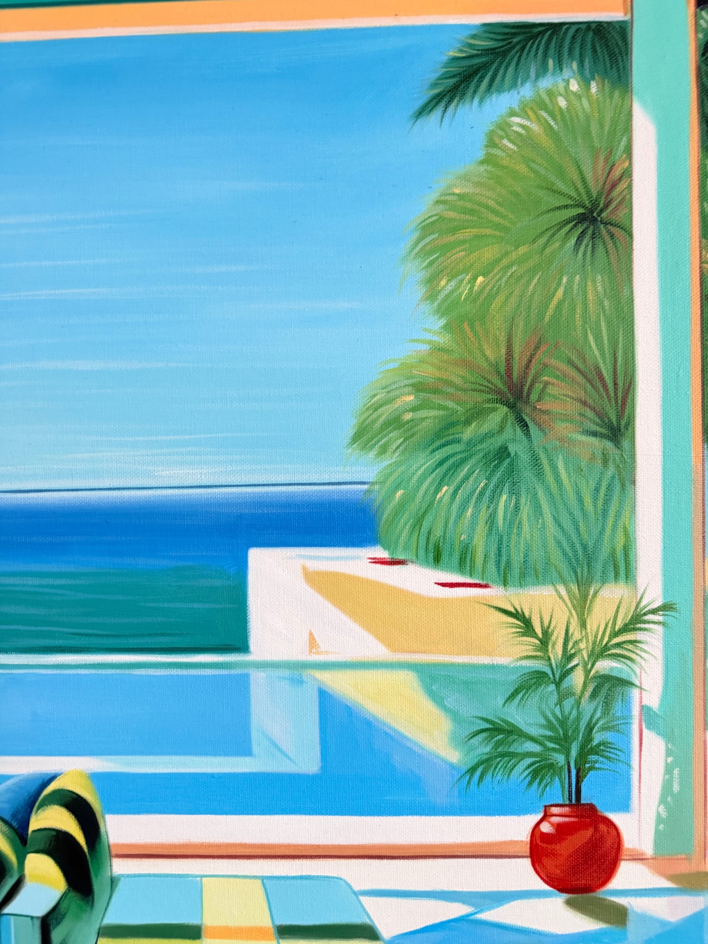 Sun warmed skin, distant waves - Barbara Schaumann