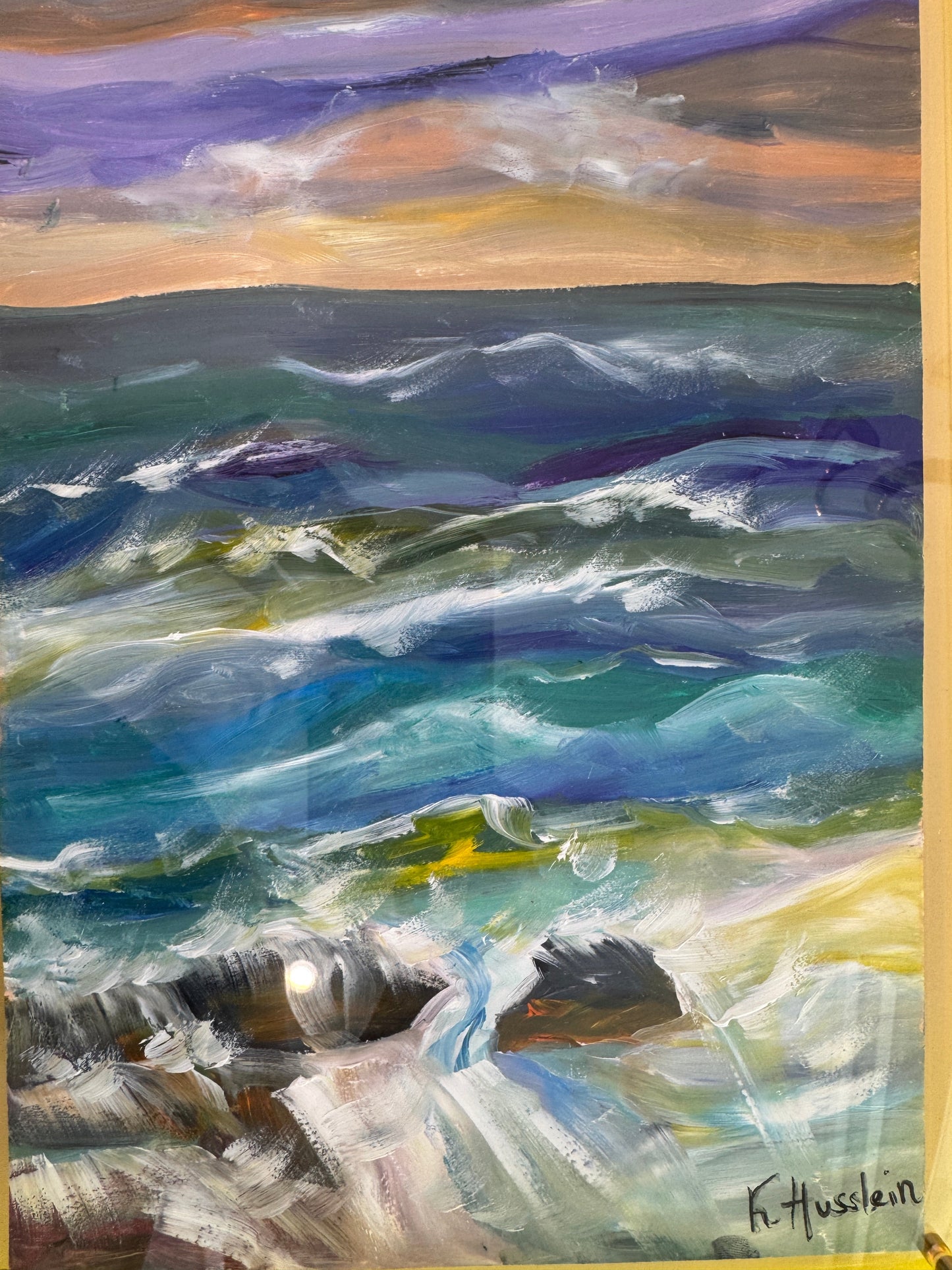 Looking out over the waves - Katharina Husslein