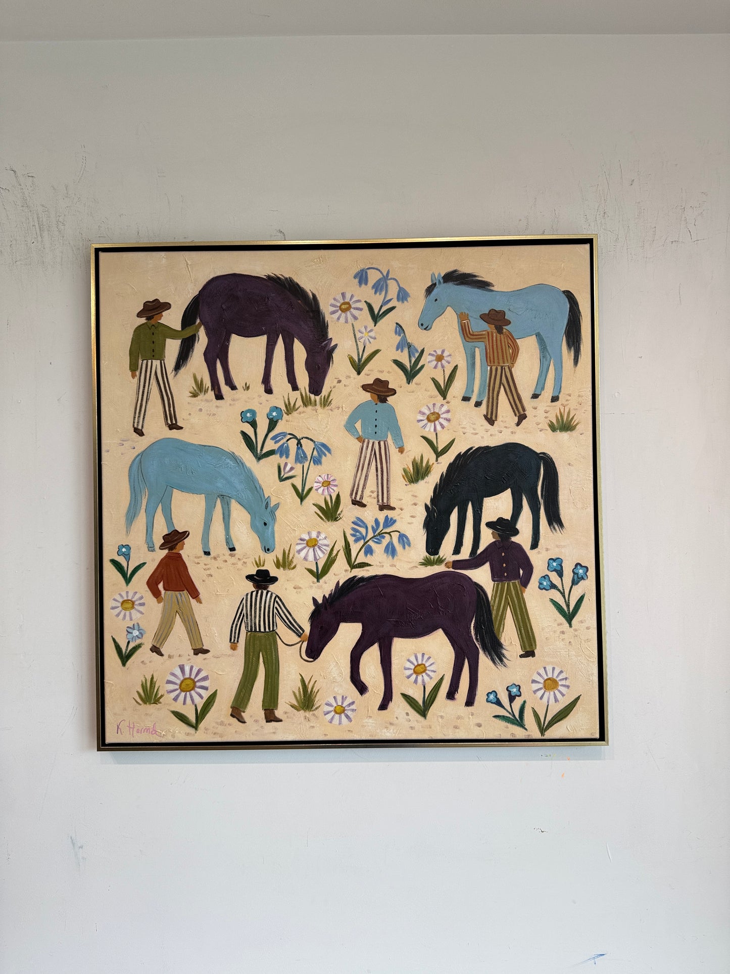Wildflowers and horses - Katharina Hormel