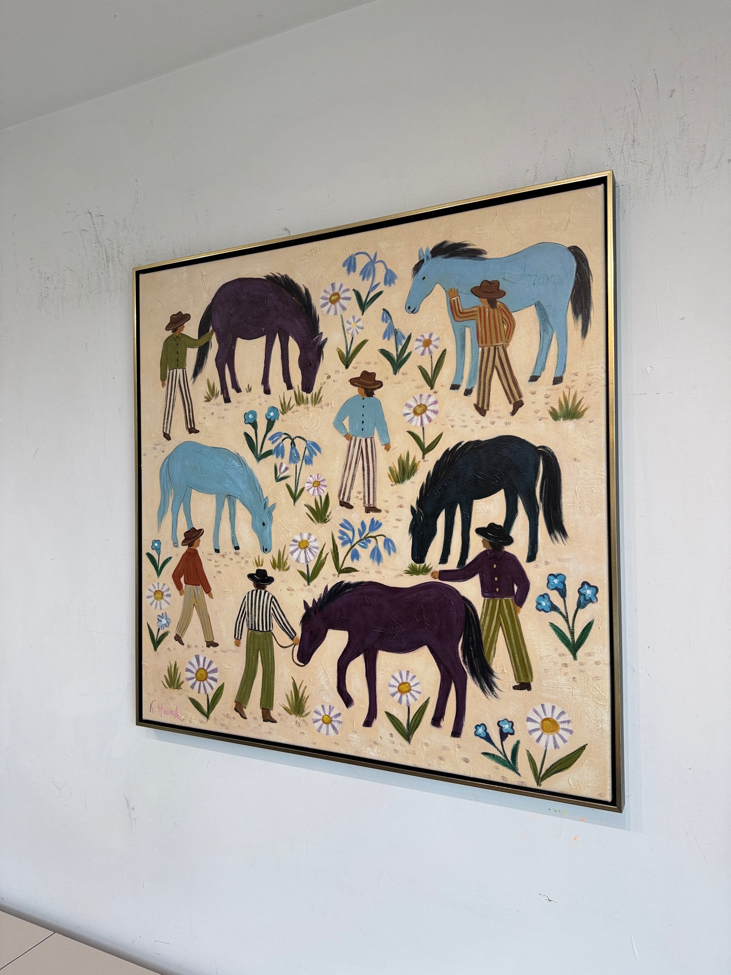 Wildflowers and horses - Katharina Hormel