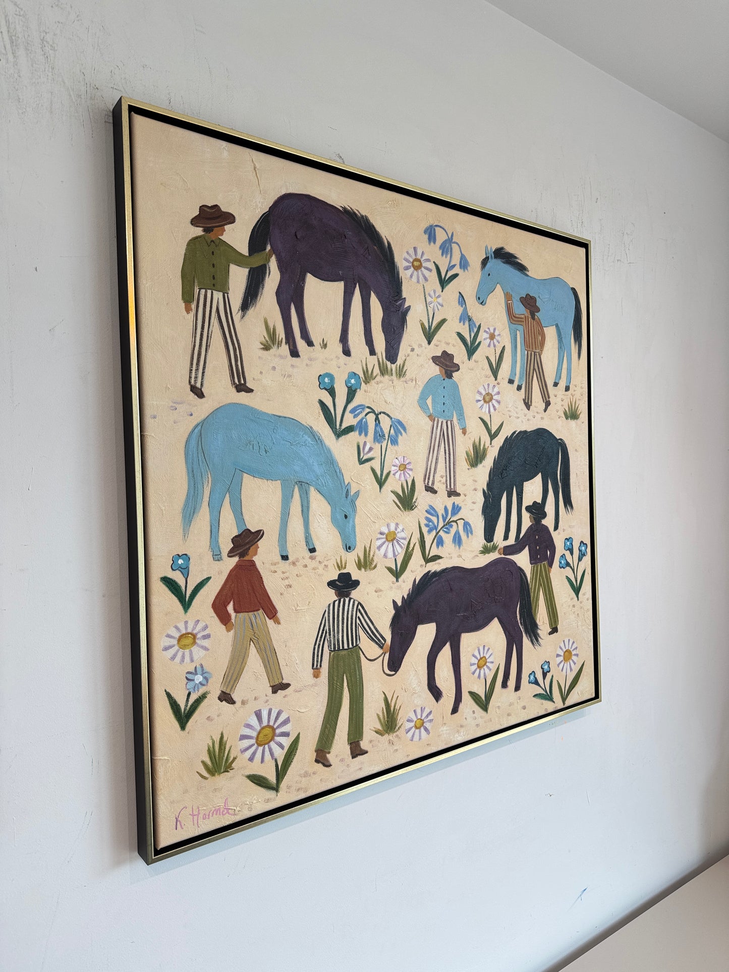 Wildflowers and horses - Katharina Hormel