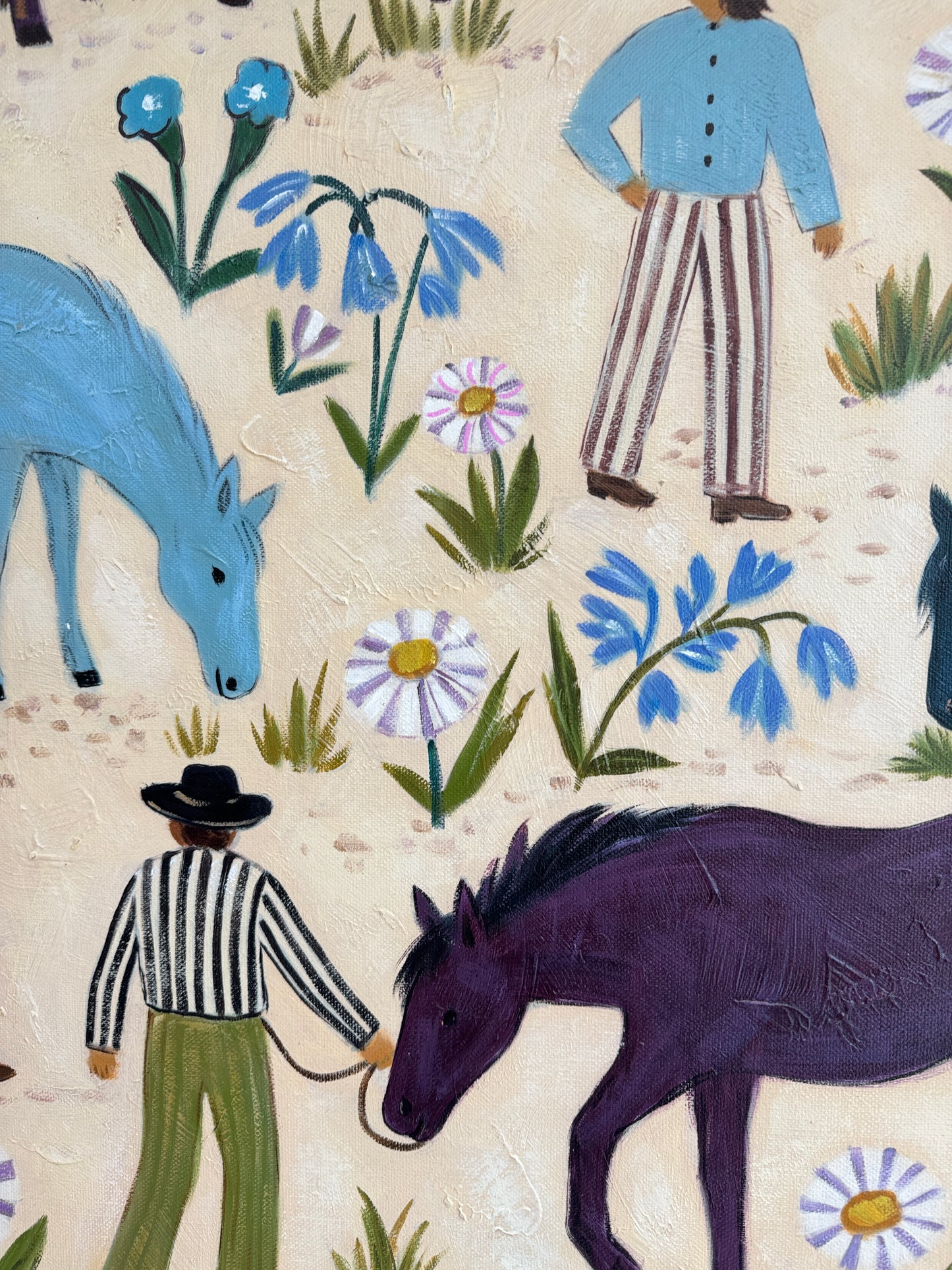 Wildflowers and horses - Katharina Hormel