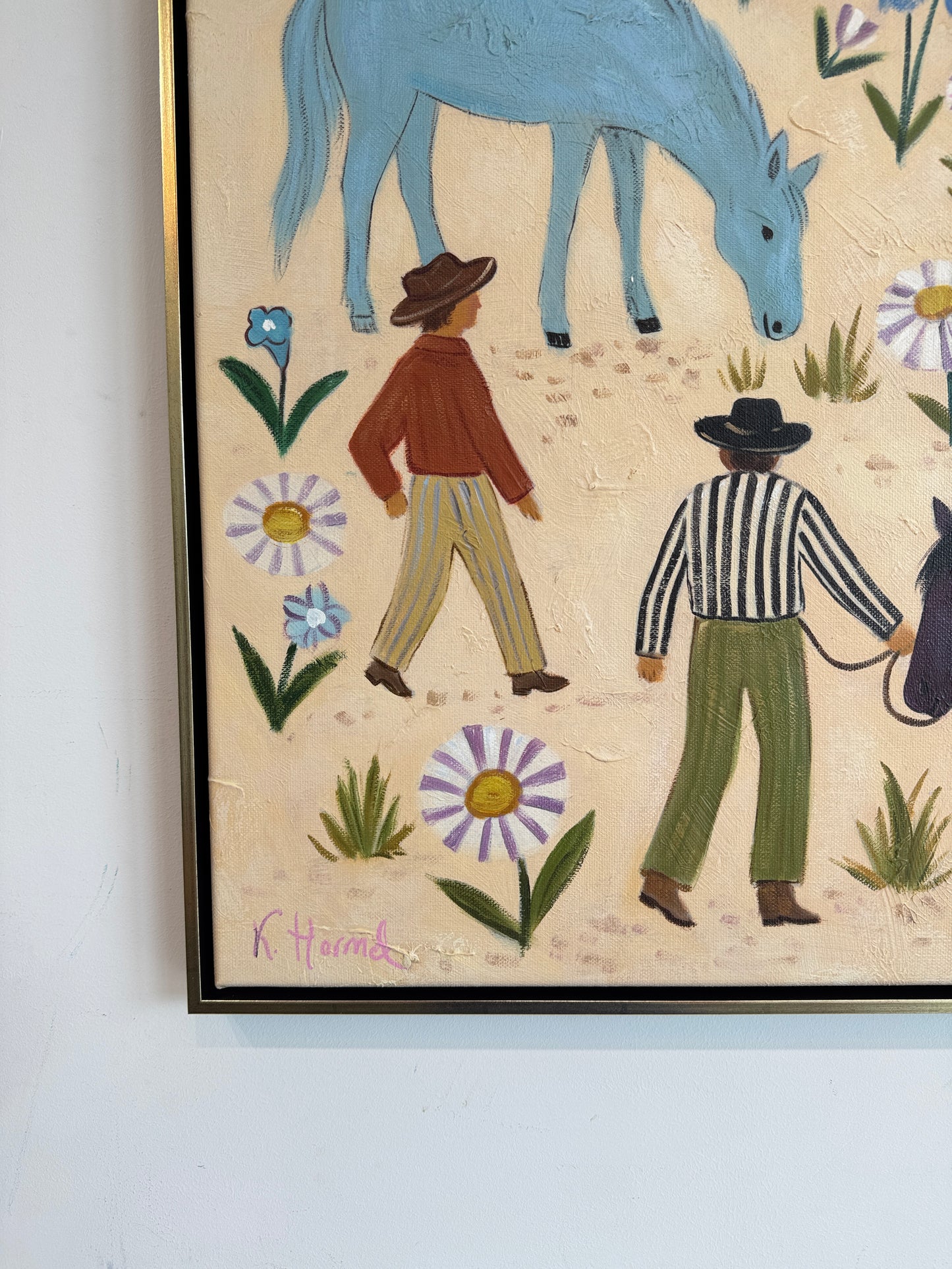 Wildflowers and horses - Katharina Hormel