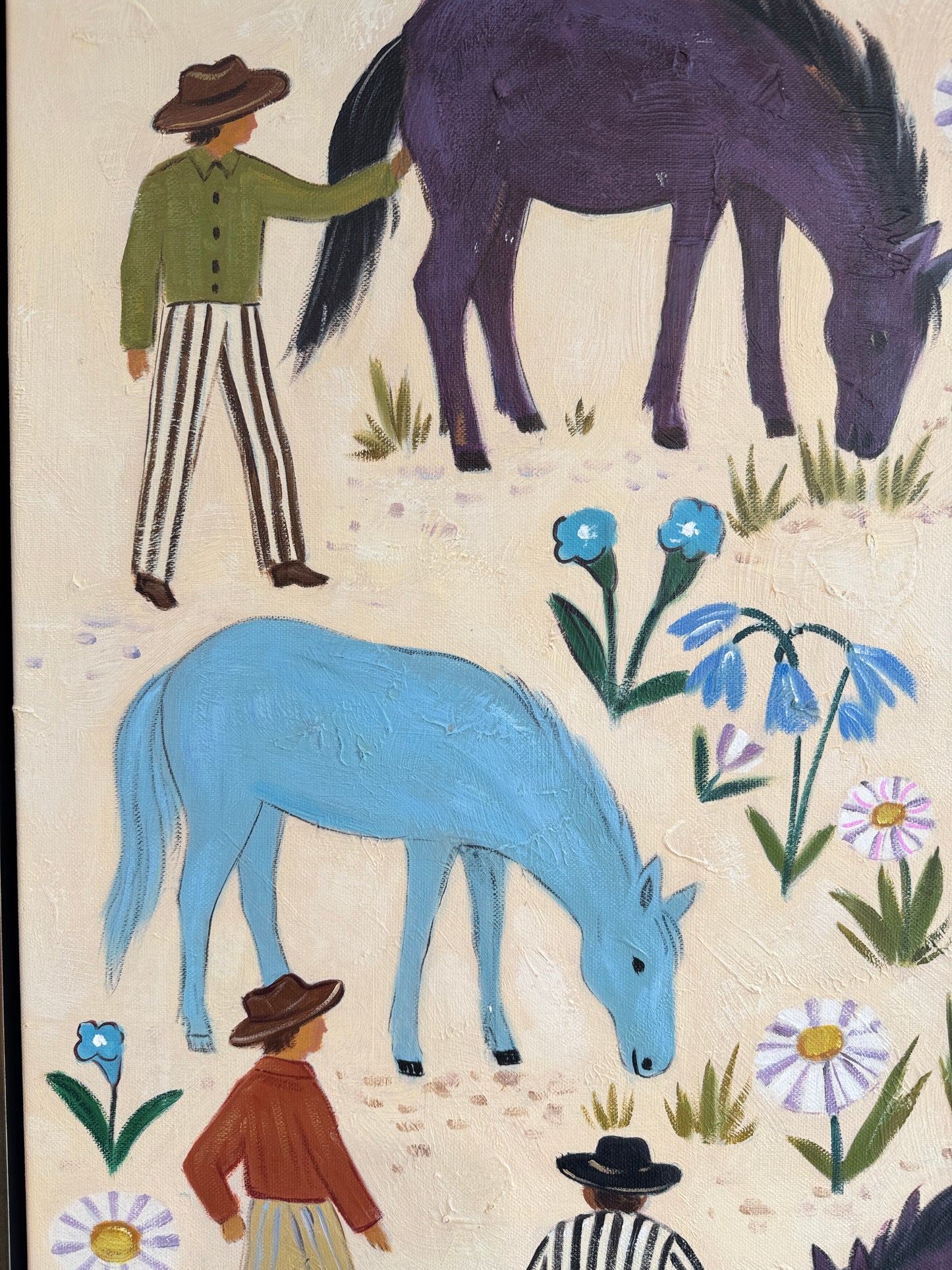 Wildflowers and horses - Katharina Hormel