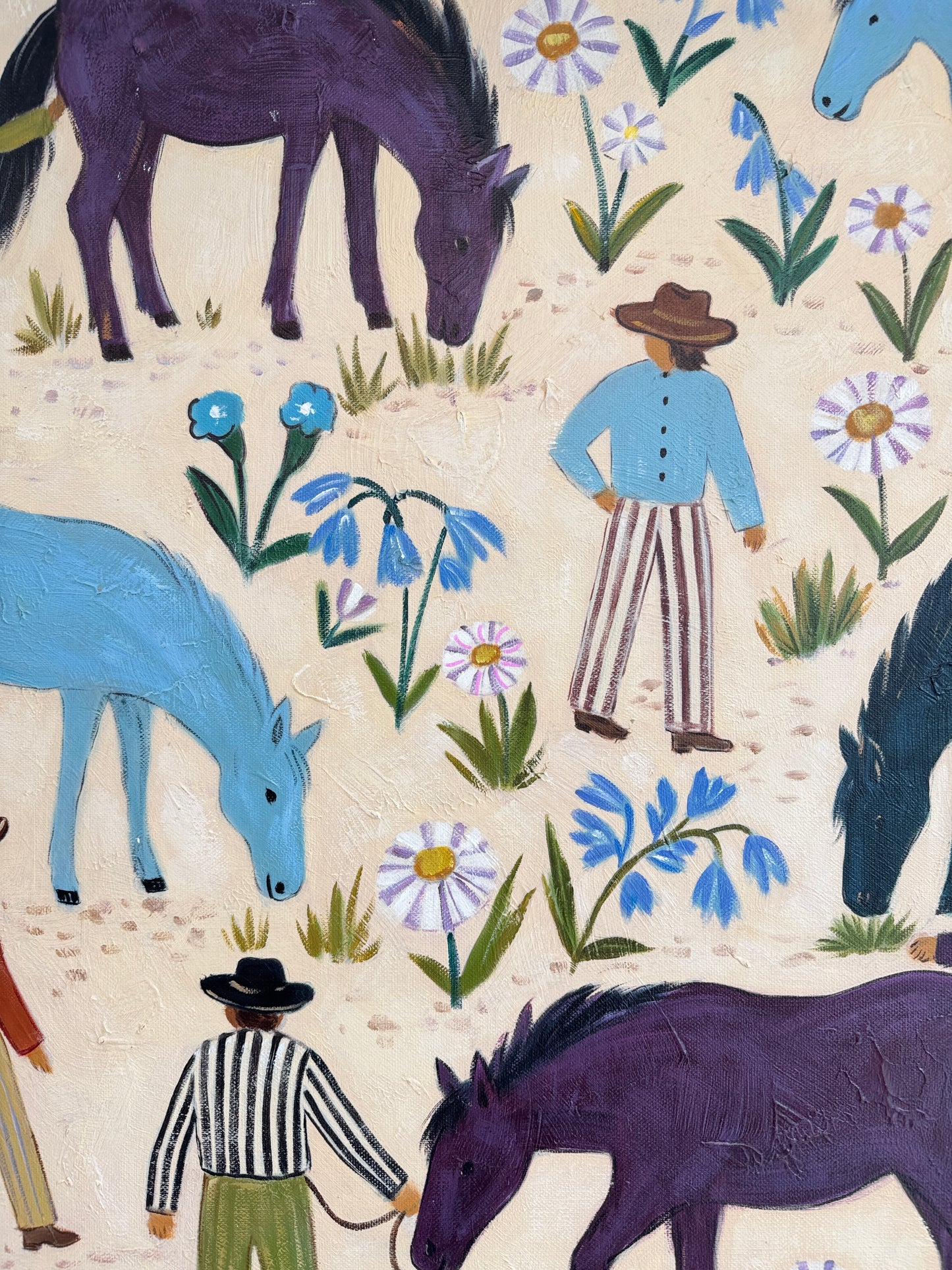 Wildflowers and horses - Katharina Hormel