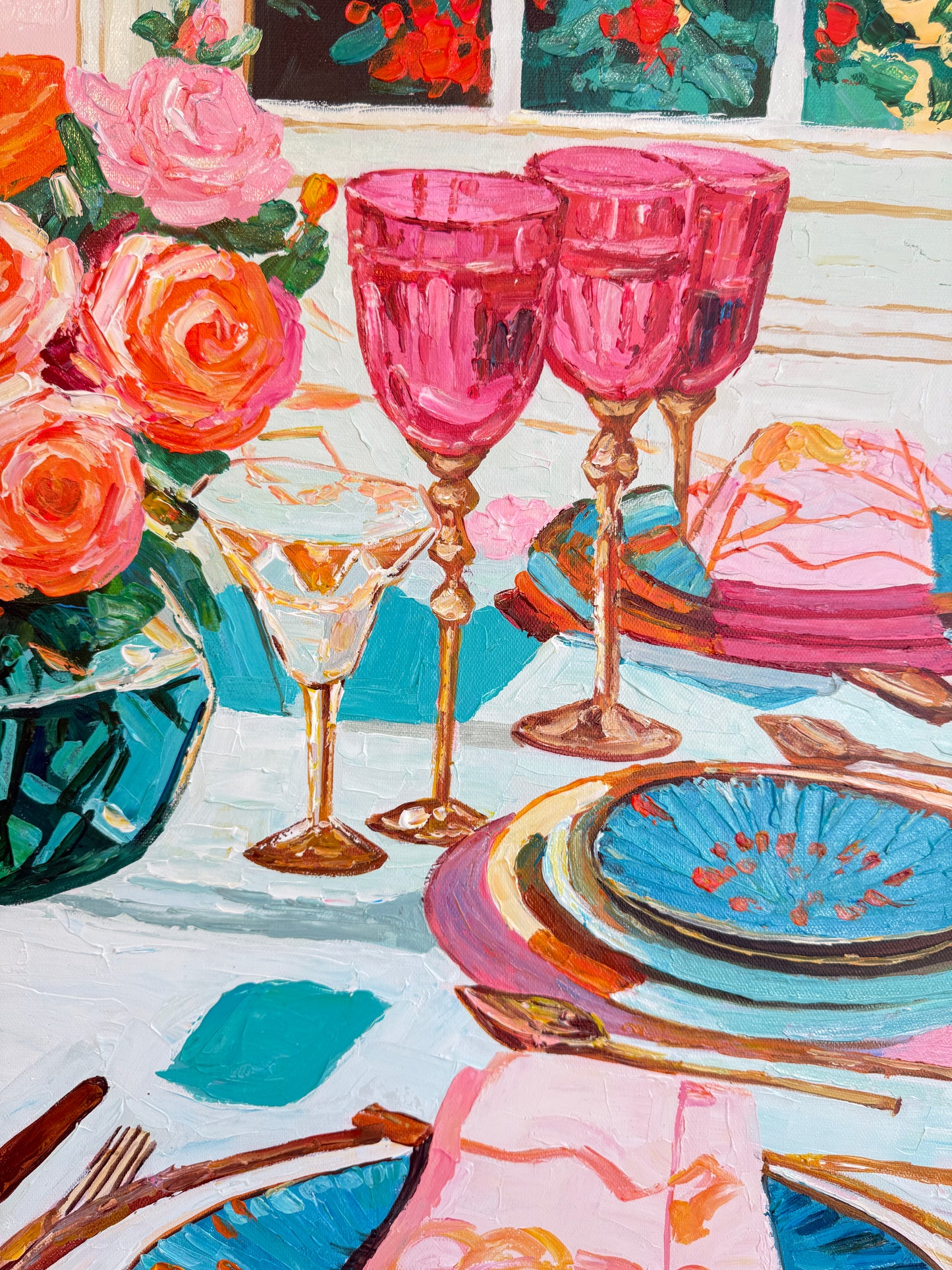 Soft light and sweet wine - Katharina Husslein