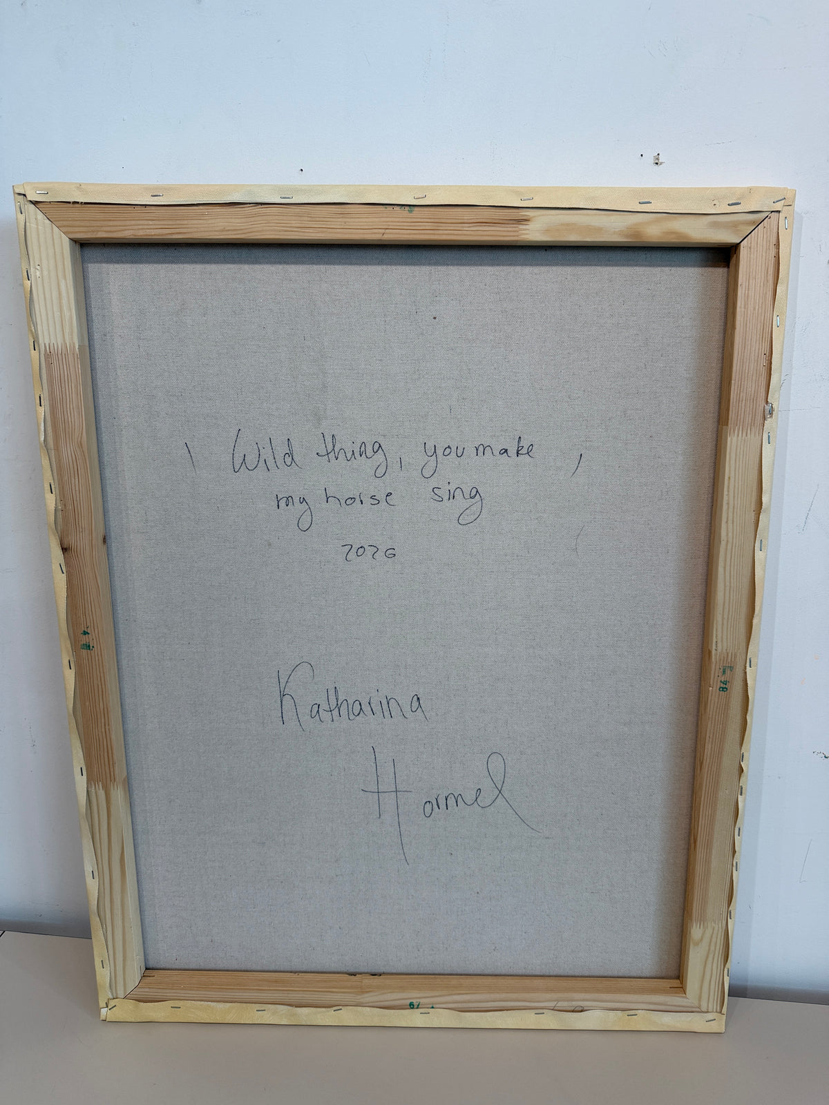 Wild thing you make my heart sing - Katharina Hormel