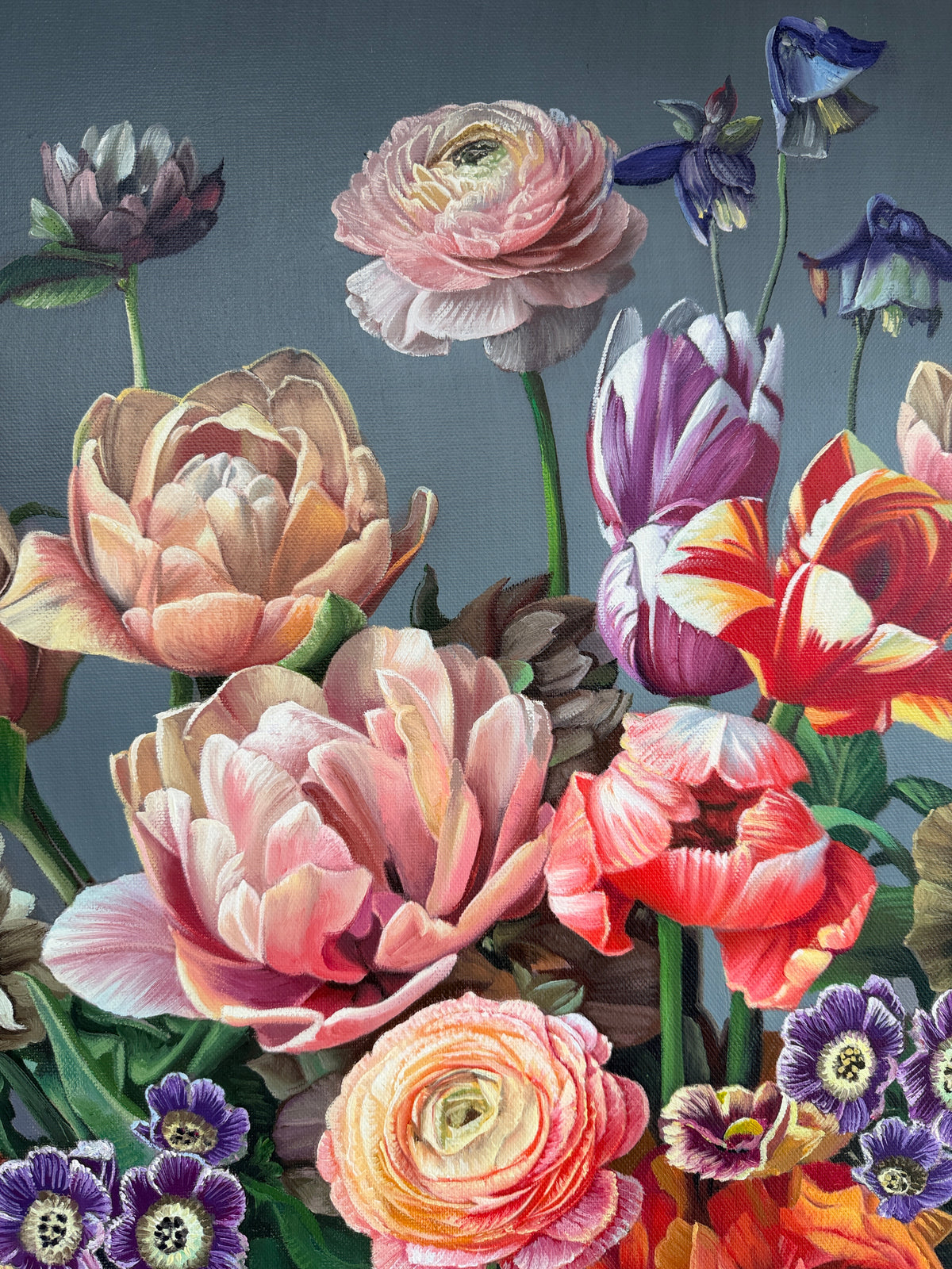 Let the garden grow wild behind the glass
