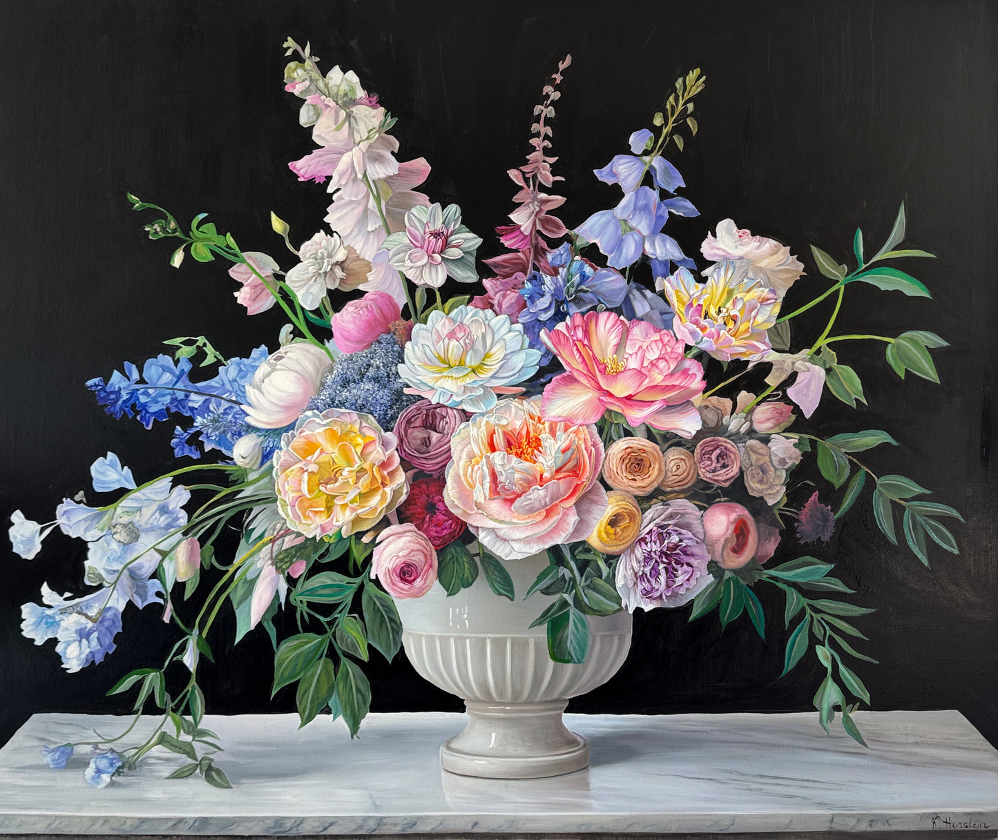 I kissed you so many times under the infinite sky - K. Husslein