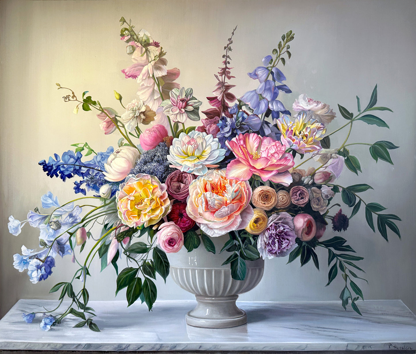 I kissed you so many times under the infinite sky - K. Husslein