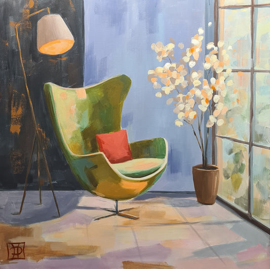 Green Egg Chair - Ivana Pittrof