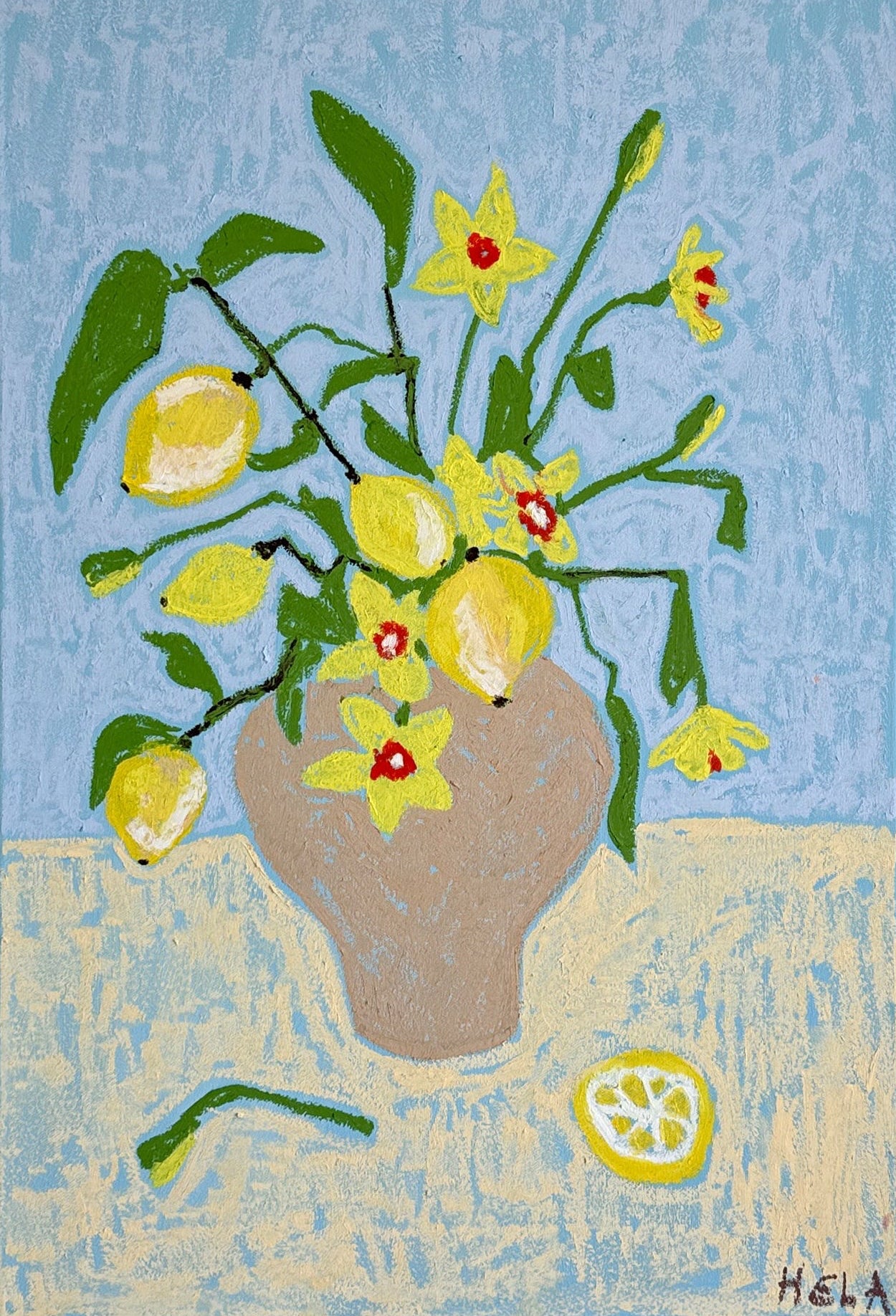 Lemons and blossoms - Hela