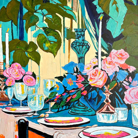 Midnight at the long table - Katharina Husslein