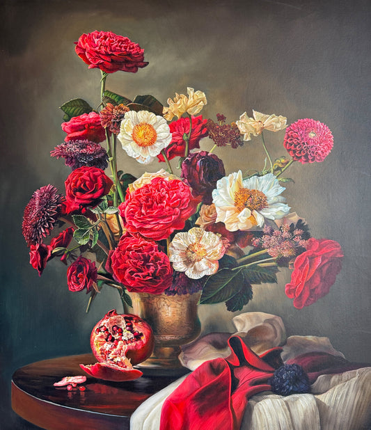 My lips still remember the taste, pomegranate, sugar and something like love that refuses to fade - K. Husslein