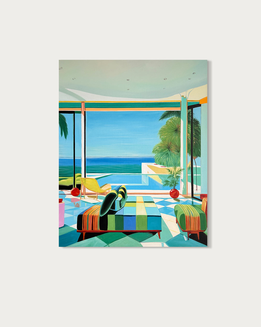 Sun warmed skin, distant waves - Barbara Schaumann