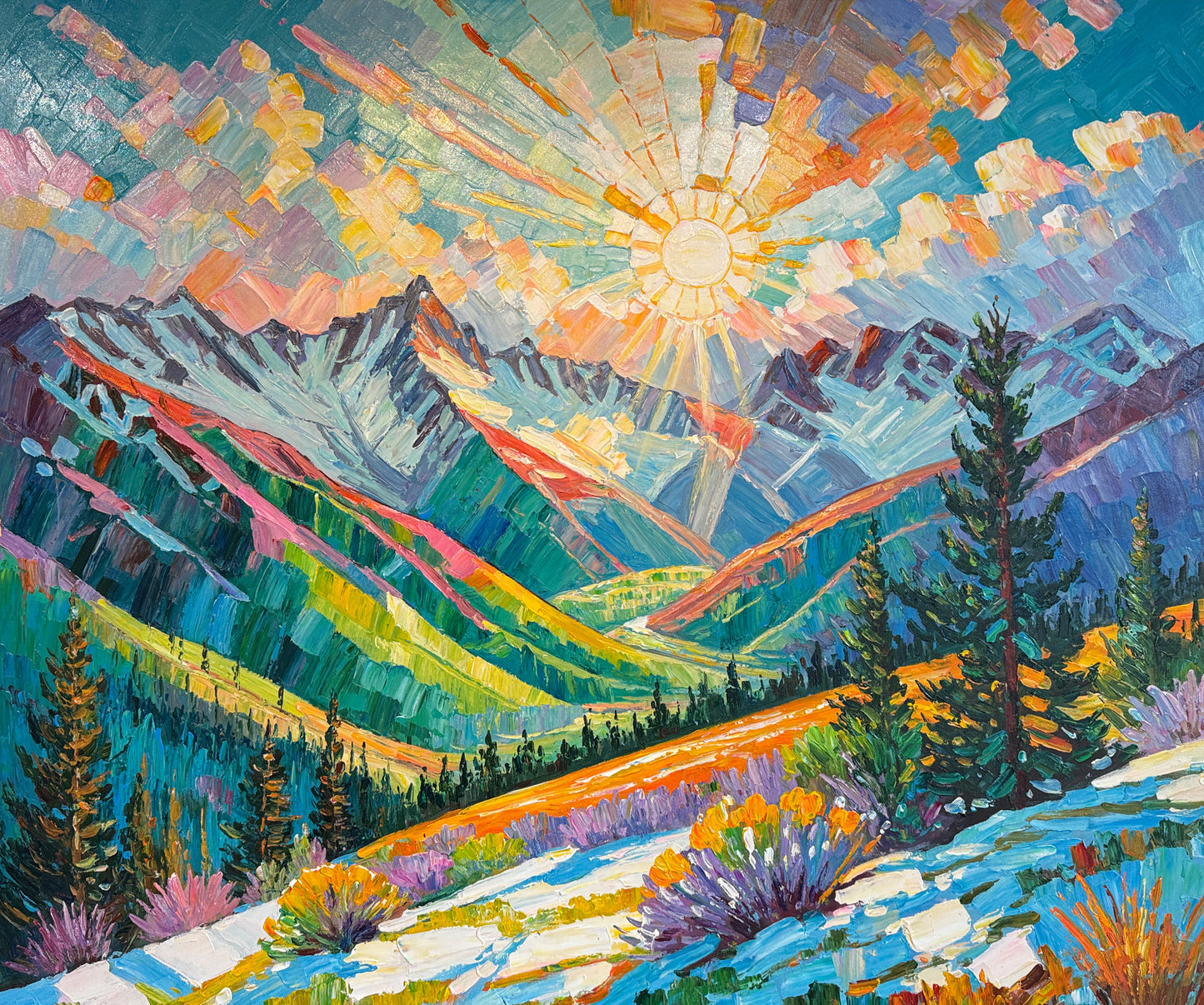 The quiet between mountains - K. Husslein