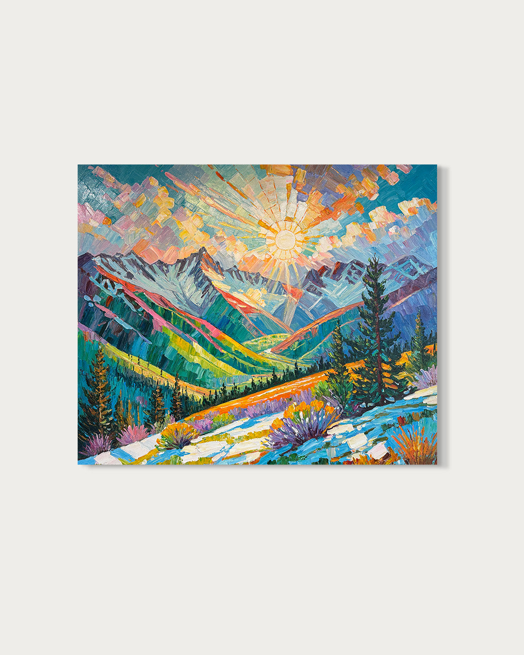 The quiet between mountains - K. Husslein