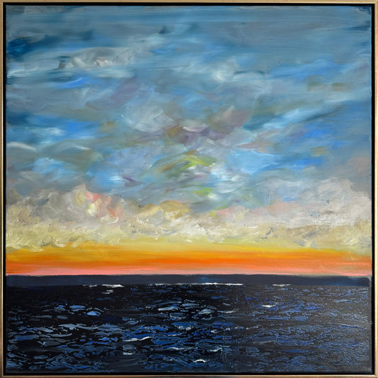 The water remembers every storm but also every kiss of sunlight - Katharina Husslein