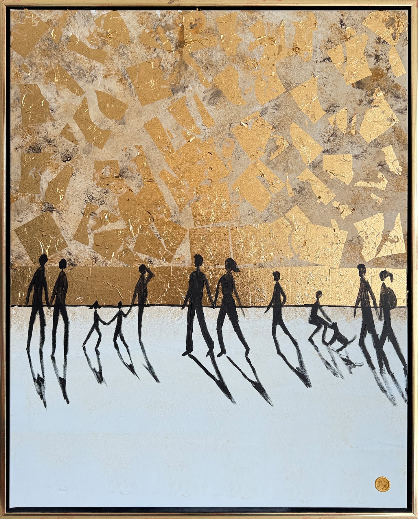 Walking through shadows and light - Katharina Hormel