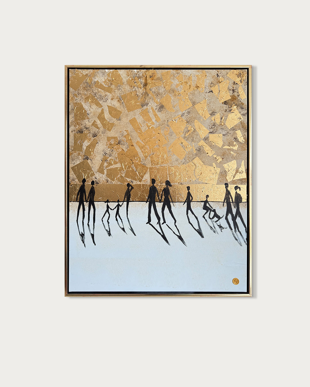 Walking through shadows and light - Katharina Hormel