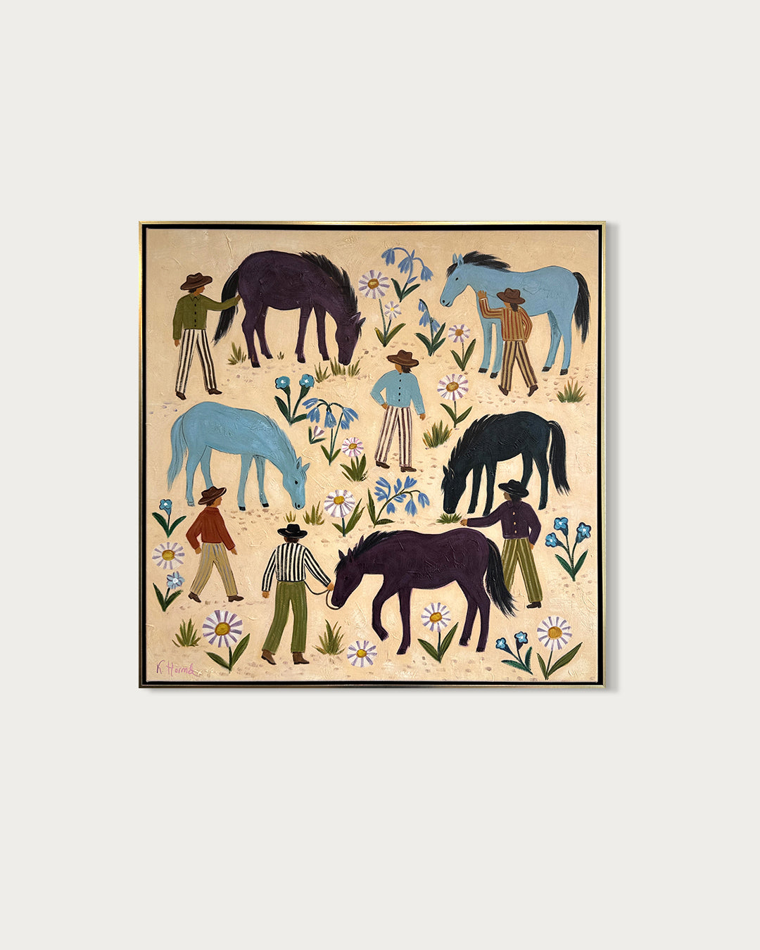 Wildflowers and horses - Katharina Hormel