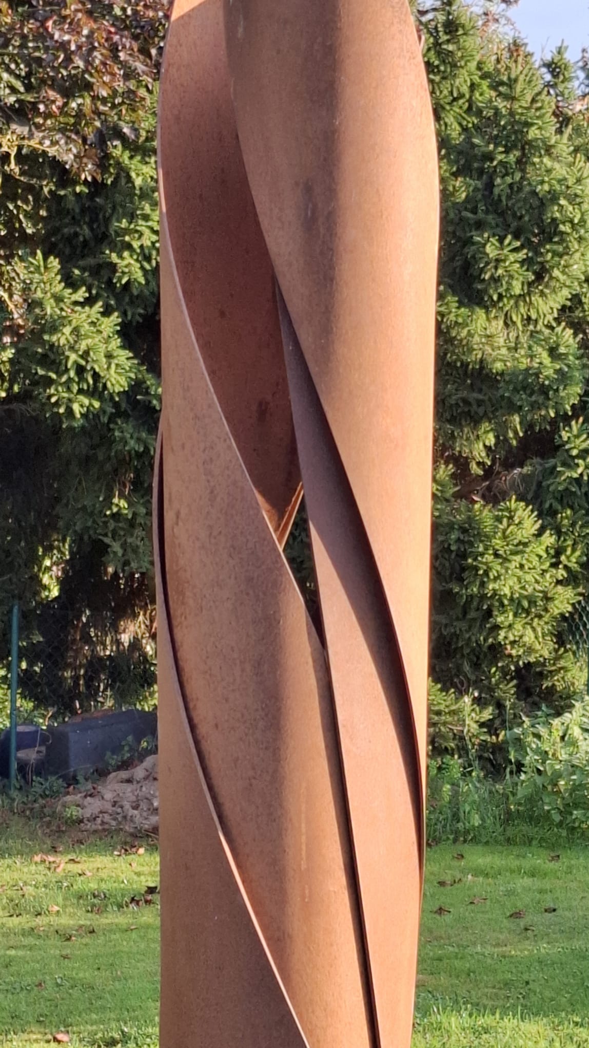 Large Rusted Steel Sculpture - Kuno Vollet