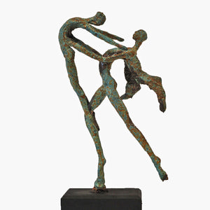 Angel and Boy sculpture - Emmanuel Okoro