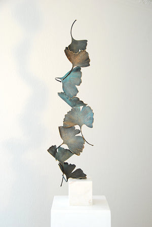 Bronze Gingko 8 leaves - Kuno Vollet