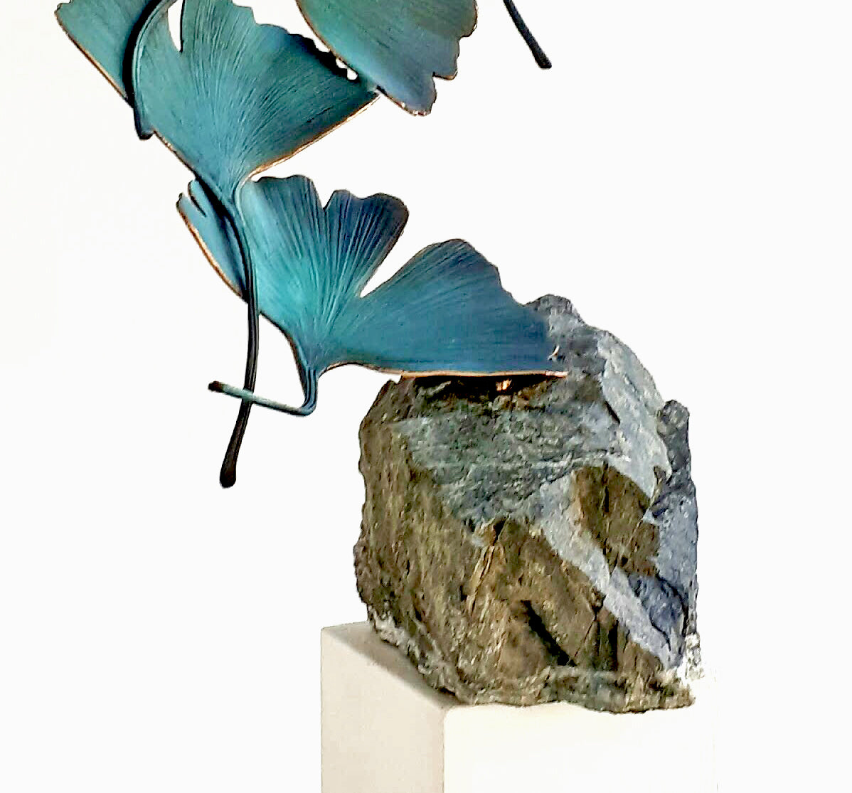 Bronze Gingko 5 leaves - Kuno Vollet